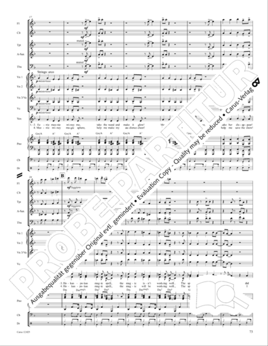 Circus Allegro Circus Allegro Choir scores gallery preview page 74