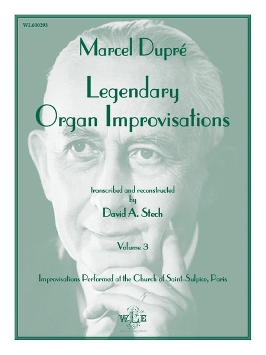 Legendary Organ Improvisations, Volume 3 Organ scores gallery preview page 1