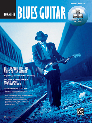 Book cover for The Complete Blues Guitar Method Complete Edition
