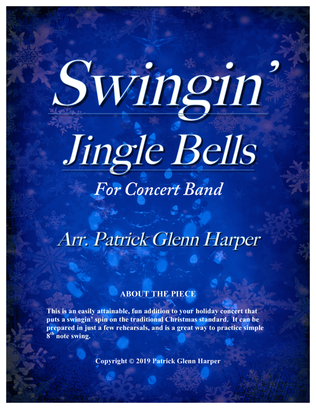 Book cover for Swingin' Jingle Bells - for Concert Band
