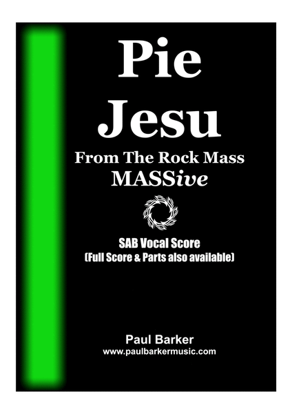 Pie Jesu (SAB Choir Score) image number null