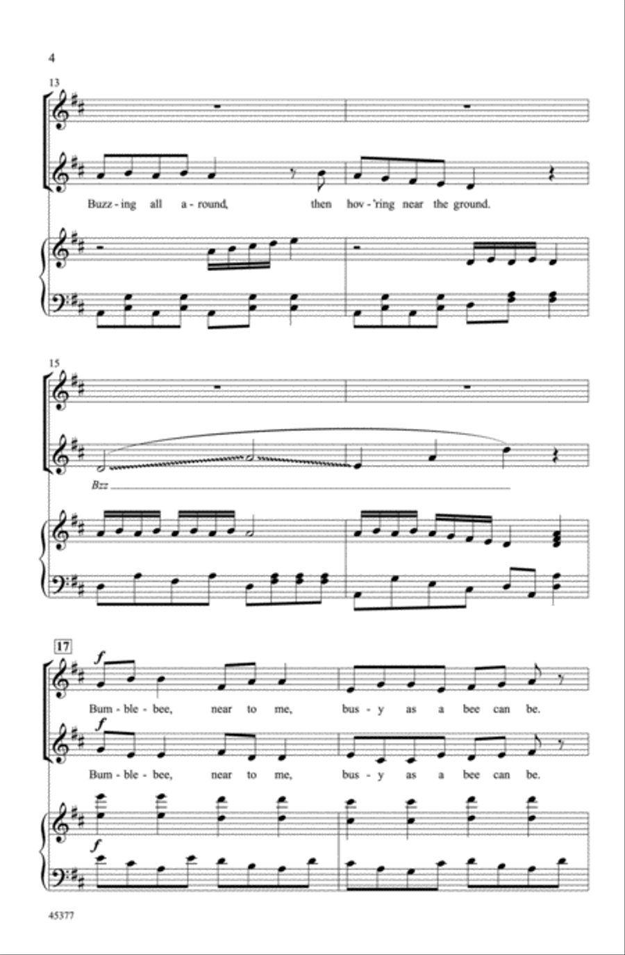 The Bumblebee Choir scores gallery preview page 3