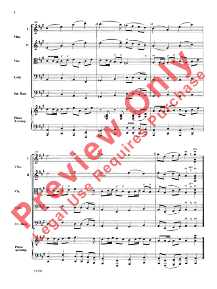 Johnny Appleseed Suite Johnny Appleseed Suite String Orchestra scores gallery preview page 9