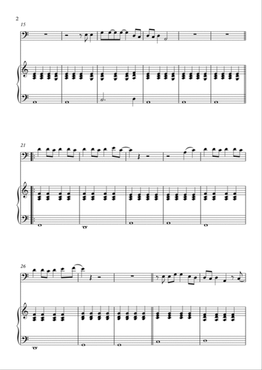 Stay Stay Piano scores gallery preview page 2
