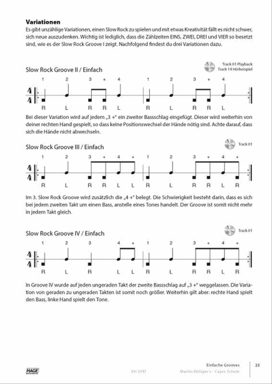 Cajon Schule Book and Digital Audio scores gallery preview page 5