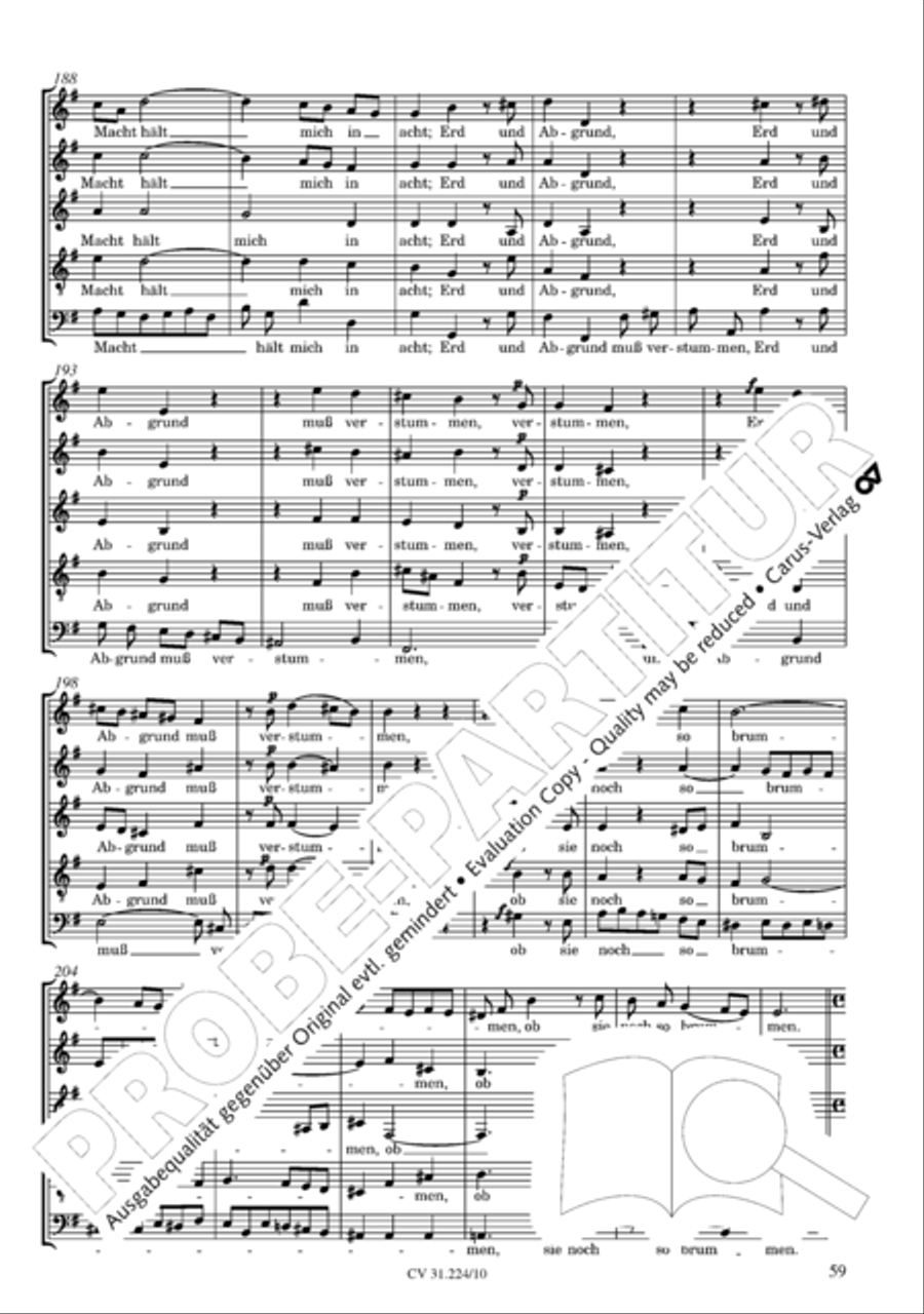 The complete motets (without Bc) Choir scores gallery preview page 66