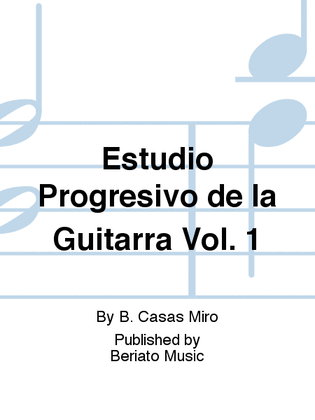 Book cover for Estudio Progresivo de la Guitarra Vol. 1