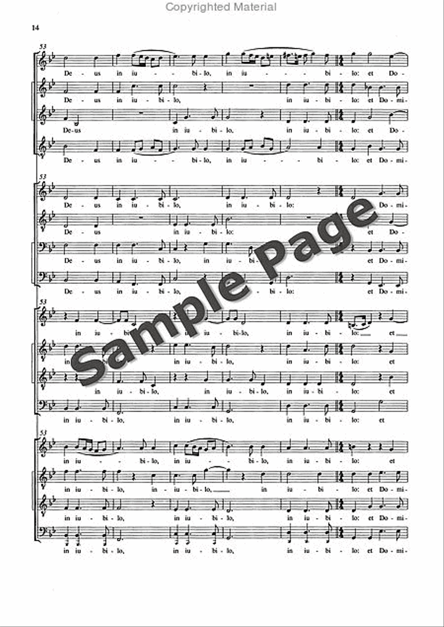 Omnes gentes plaudite Mixed Choir scores gallery preview page 15