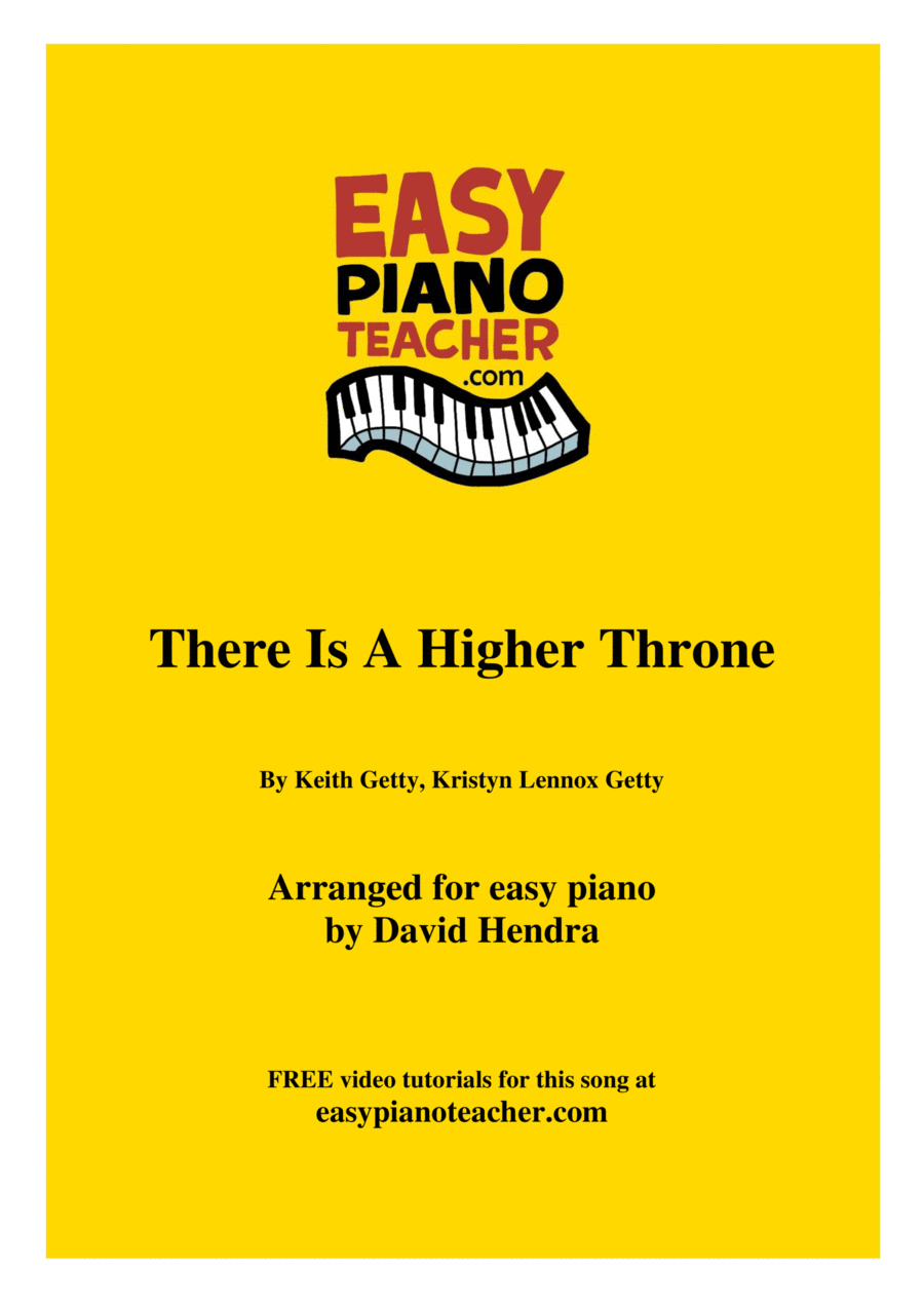 There Is A Higher Throne Easy Piano scores gallery preview page 1