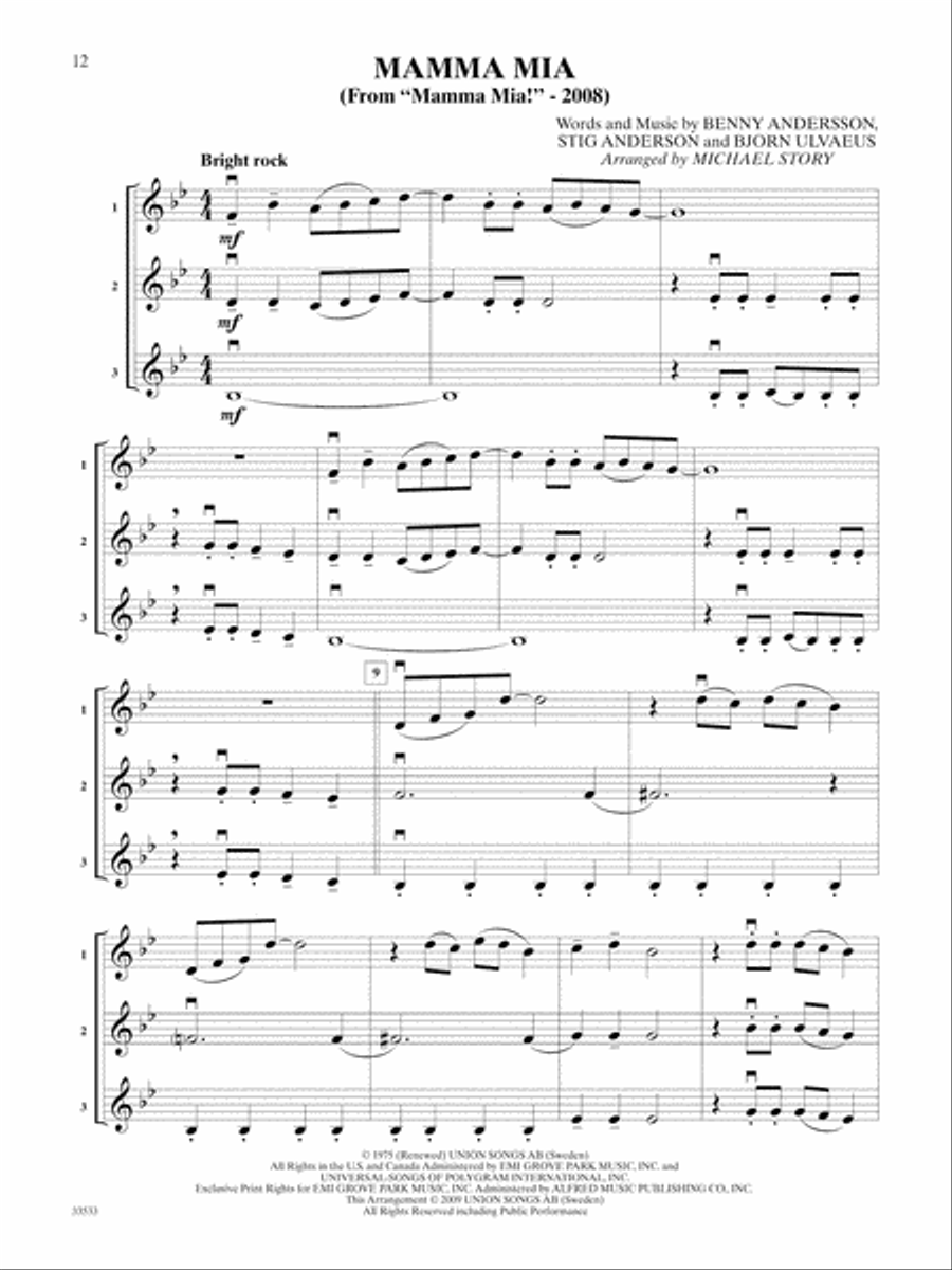 Movie Trios for All Small Ensemble scores gallery preview page 3