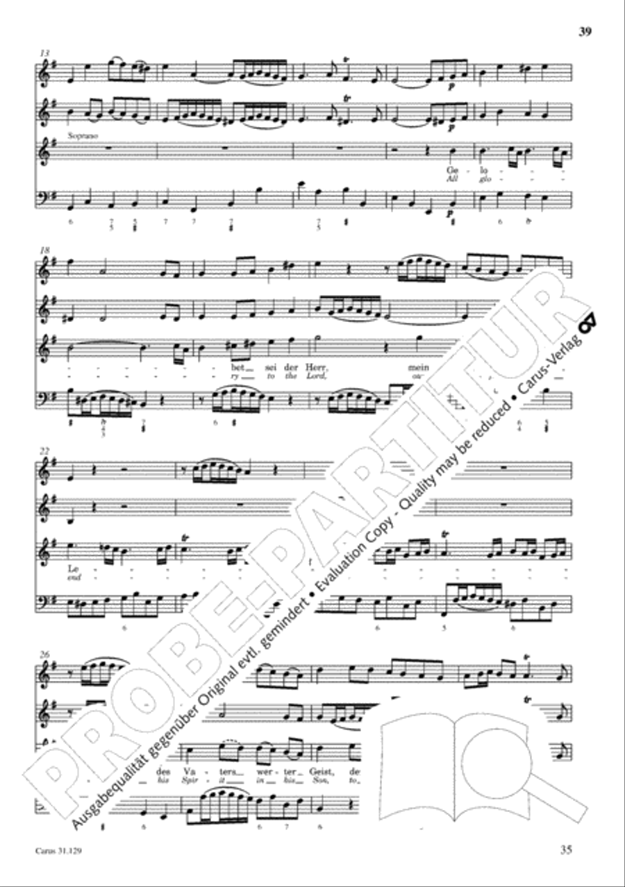 The Complete Sacred Vocal Works (Das geistliche Vokalwerk) Voice scores gallery preview page 40