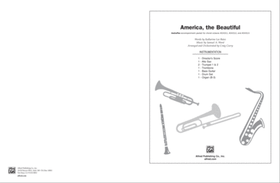 America, the Beautiful Choir scores gallery preview page 1