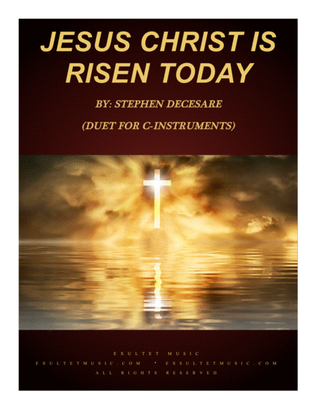 Book cover for Jesus Christ Is Risen Today (Duet for C-Instruments)
