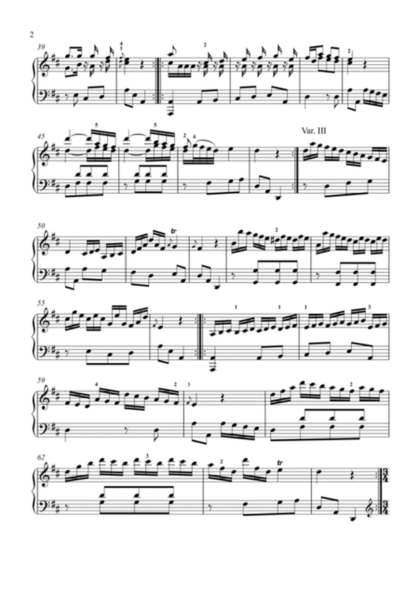 Haydn-Piano Sonata in D major, Hob.XVI.D1(Piano solo) image number null