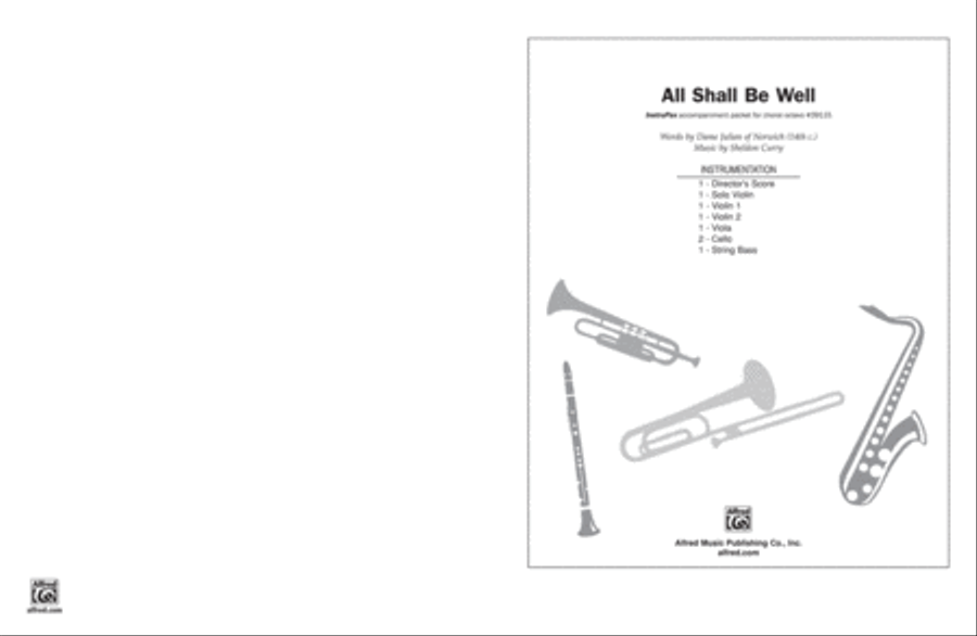 All Shall Be Well Choir scores gallery preview page 1