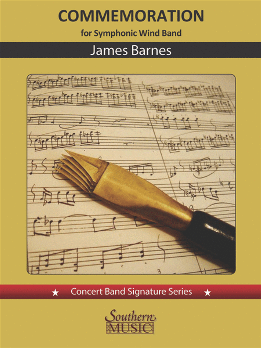 Commemoration Concert Band scores gallery preview page 1