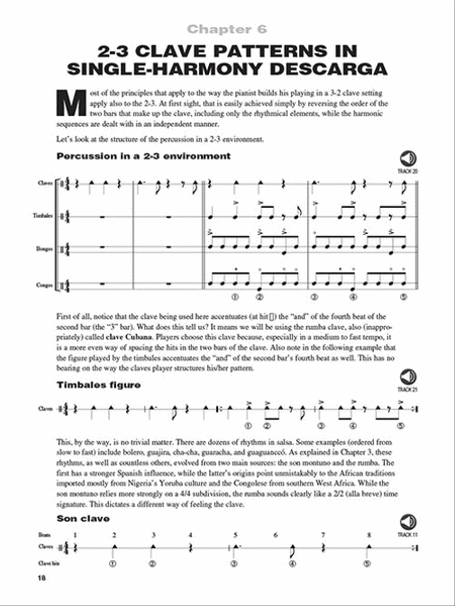 Salsa Piano – The Complete Guide with Online Audio! Piano Method scores gallery preview page 3