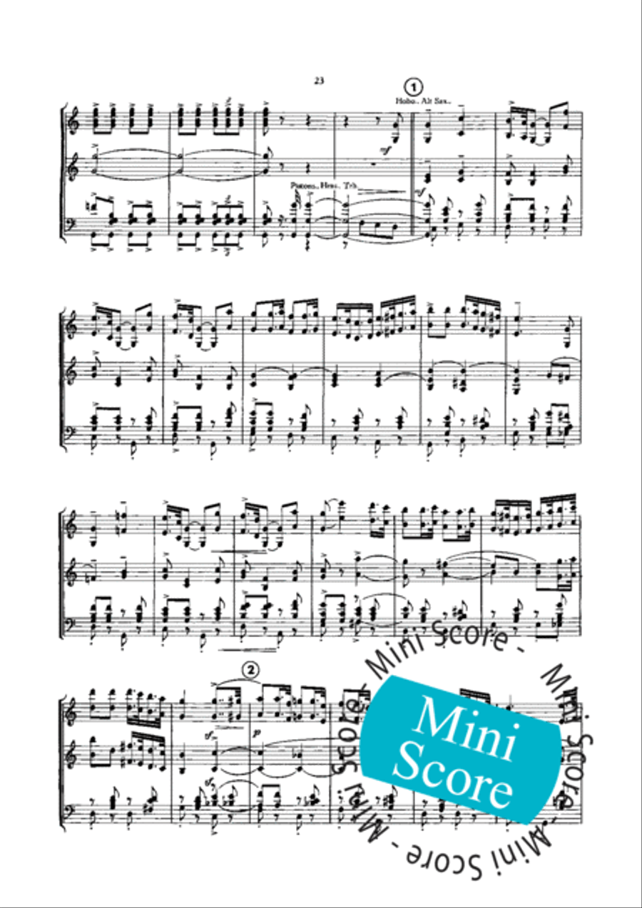 London Suite Concert Band scores gallery preview page 27