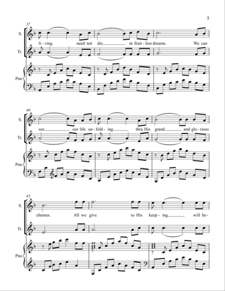 Let The Miracles Begin Voice scores gallery preview page 5