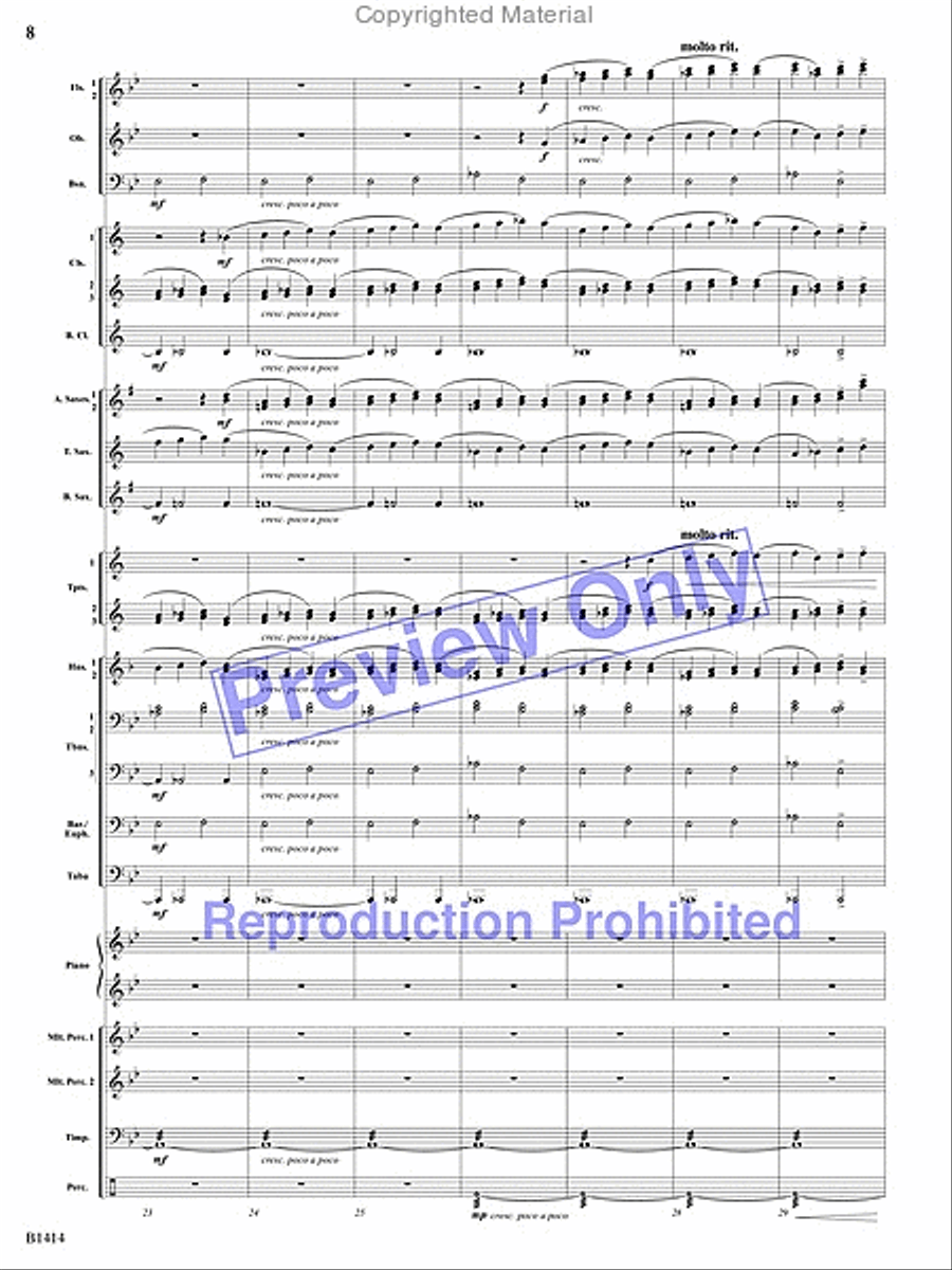 Kindred Spirits Concert Band scores gallery preview page 6