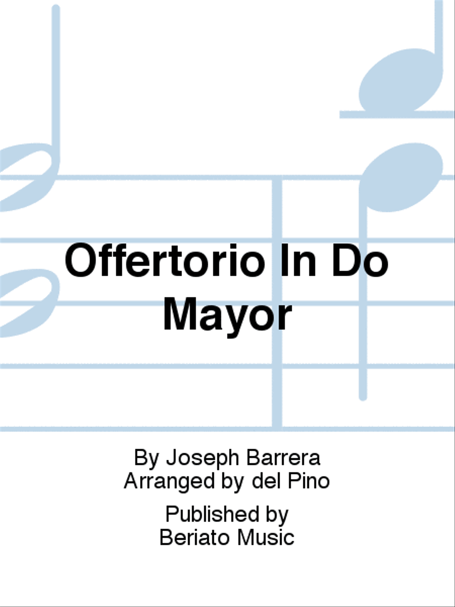 Offertorio In Do Mayor Orchestra scores gallery preview page 1