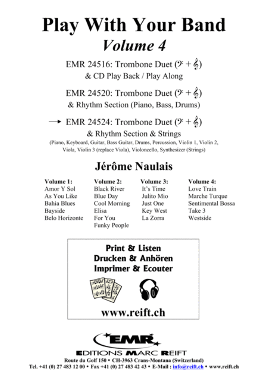 Play With Your Band Volume 4 Trombone Duet scores gallery preview page 2