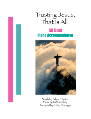 Book cover for Trusting Jesus, That is All (SA Duet, Piano Accompaniment)