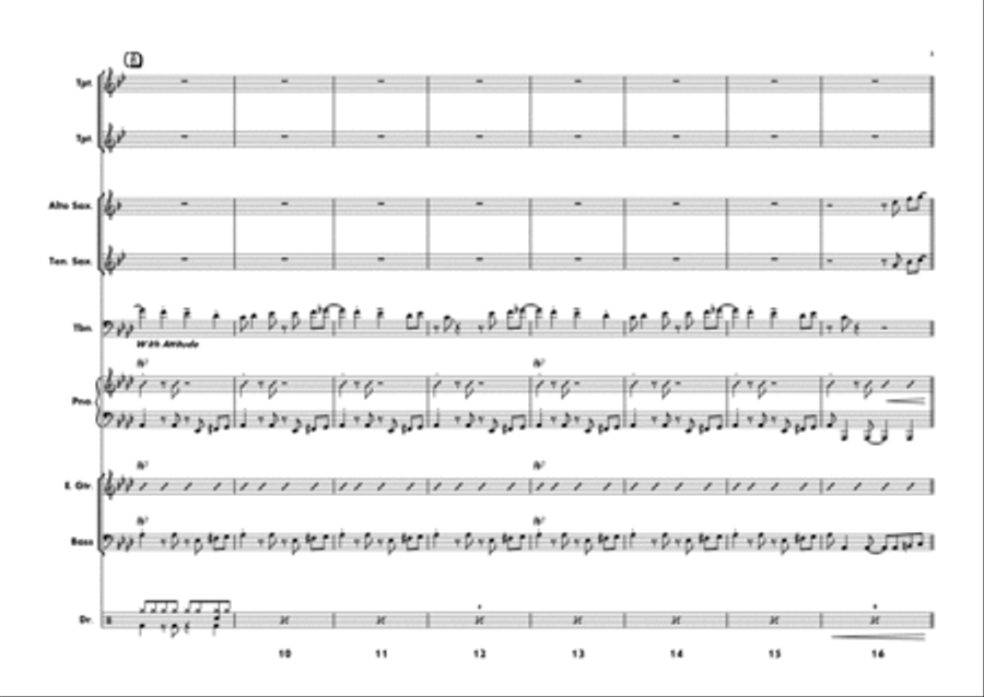 You Can't Stop The Beat Small Ensemble scores gallery preview page 3