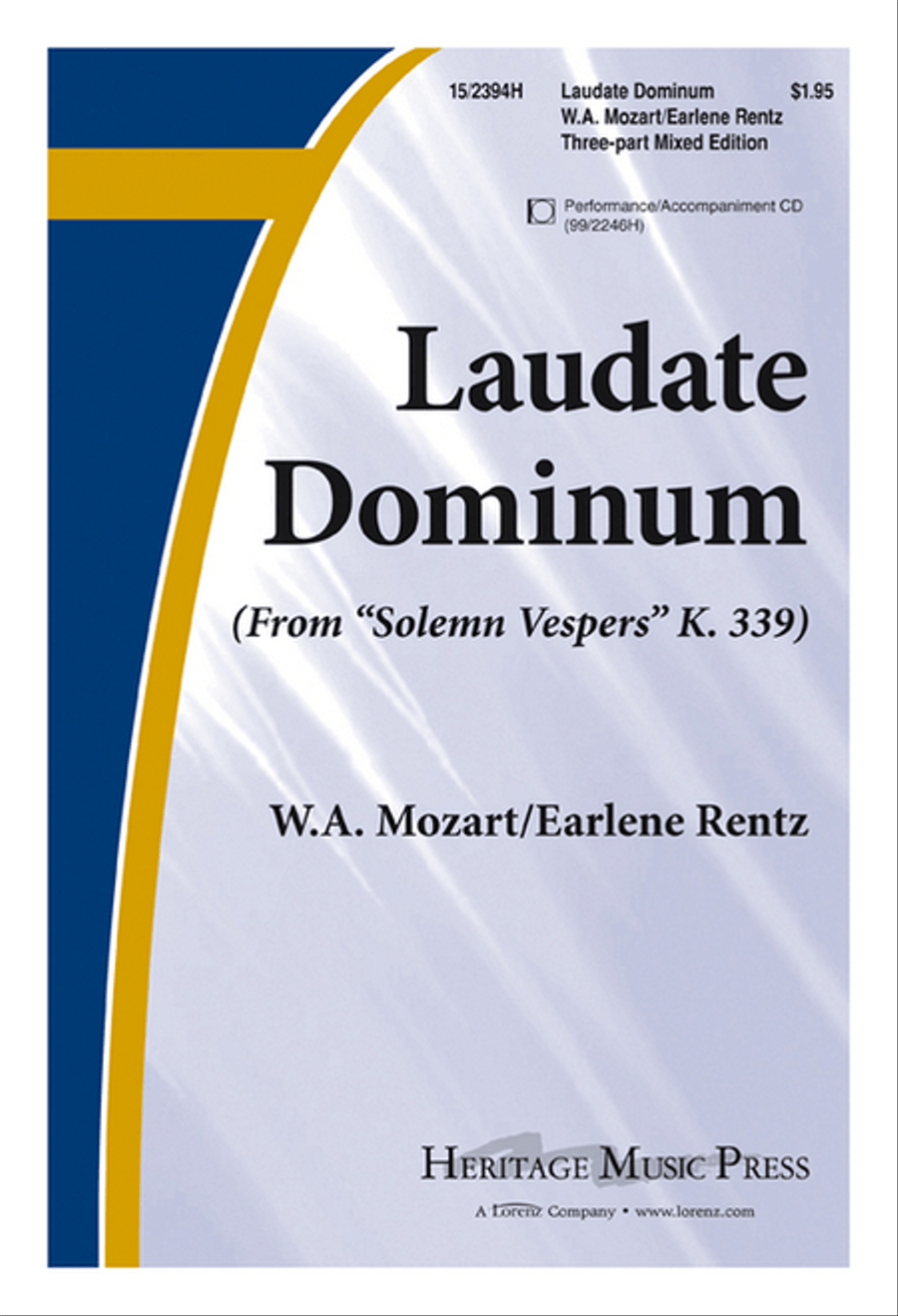 Laudate Dominum Laudate Dominum 3-Part scores gallery preview page 1