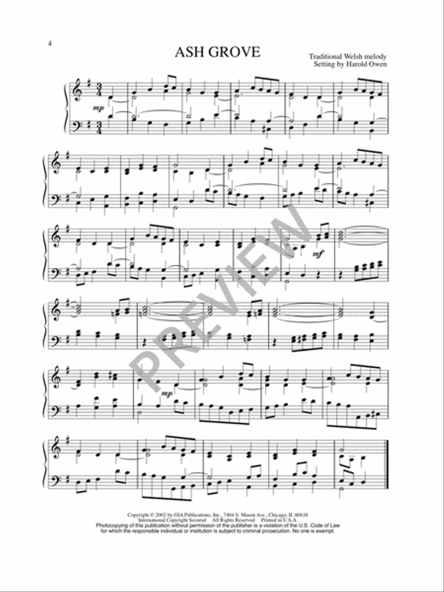 Twenty-Five Organ Harmonizations - Volume 2 Organ scores gallery preview page 6