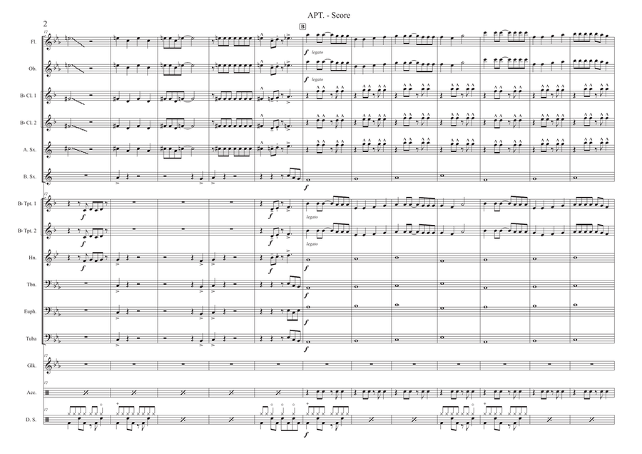 Apt. Concert Band scores gallery preview page 2