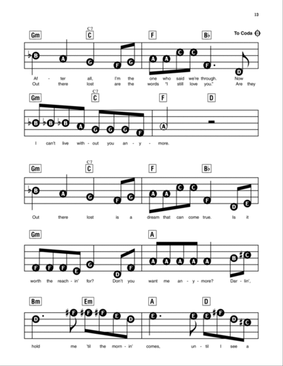 Hold Me 'Til The Mornin' Comes Electronic Keyboard scores gallery preview page 2