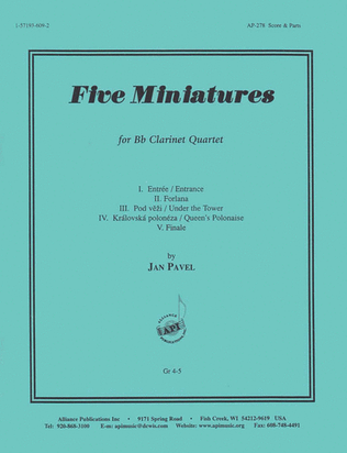 Five Miniatures - Clnt Qt