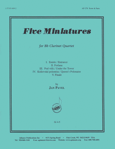 Five Miniatures - Clnt Qt