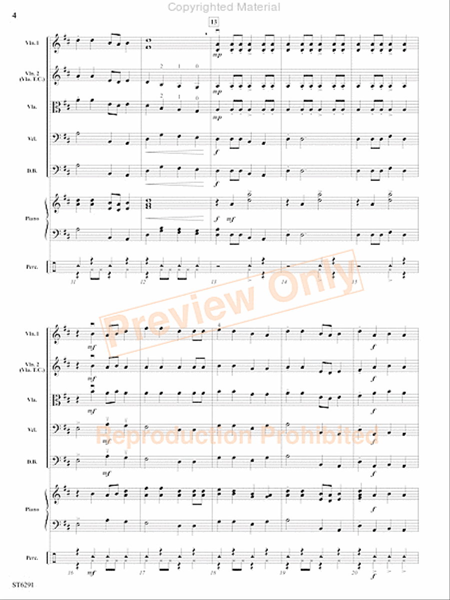 Great Times A Comin' String Orchestra scores gallery preview page 5