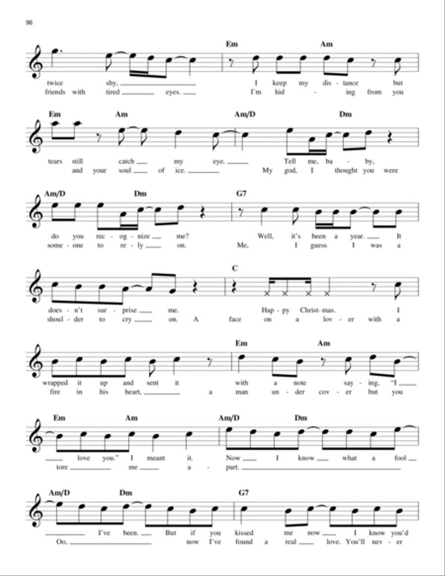 Last Christmas Piano scores gallery preview page 2