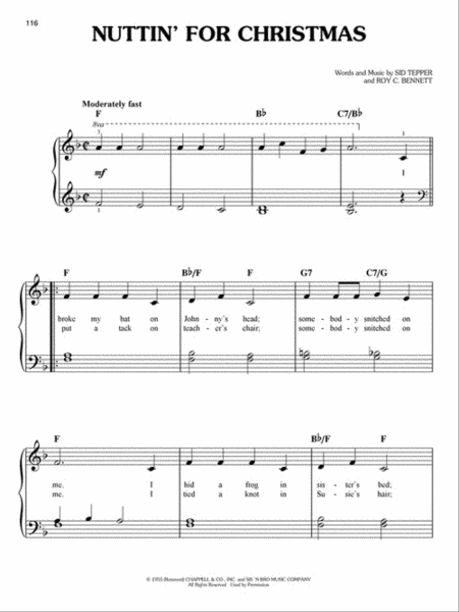 First 50 Christmas Songs You Should Play on the Piano Easy Piano scores gallery preview page 4