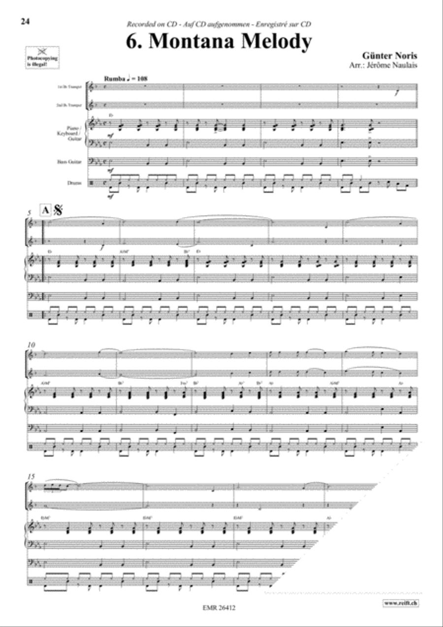 Let's Dance Volume 3 Trumpet Duet scores gallery preview page 8