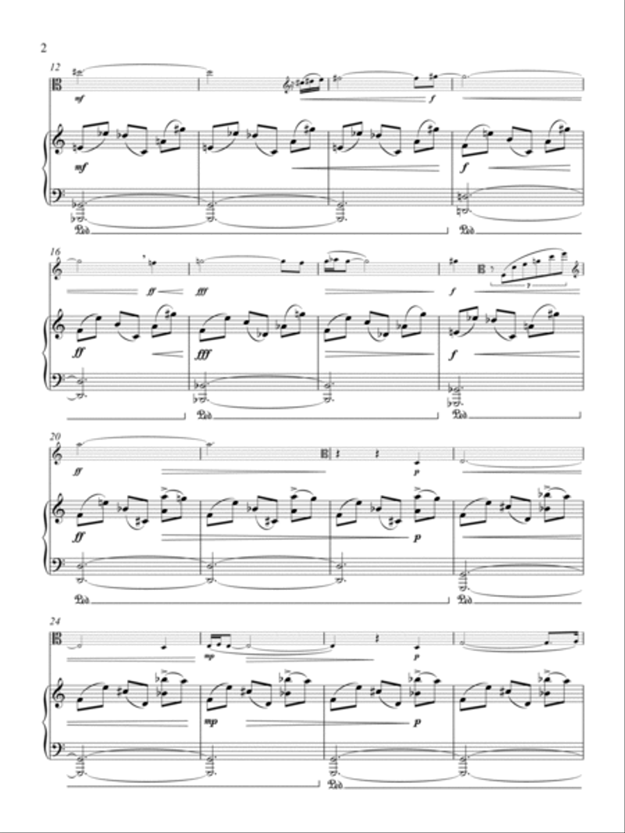 Viola Sonata Piano Accompaniment scores gallery preview page 3