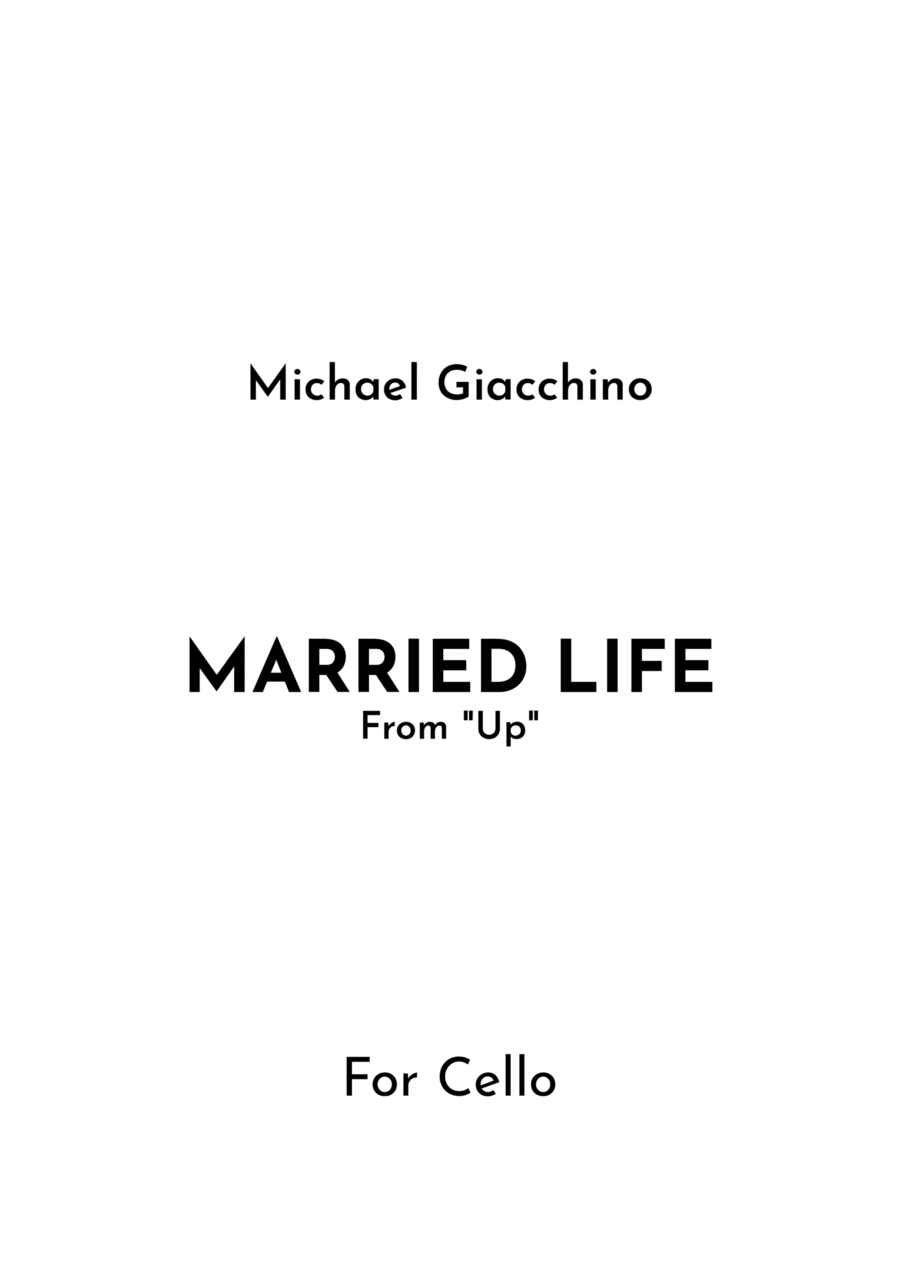 Married Life Cello Solo scores gallery preview page 1