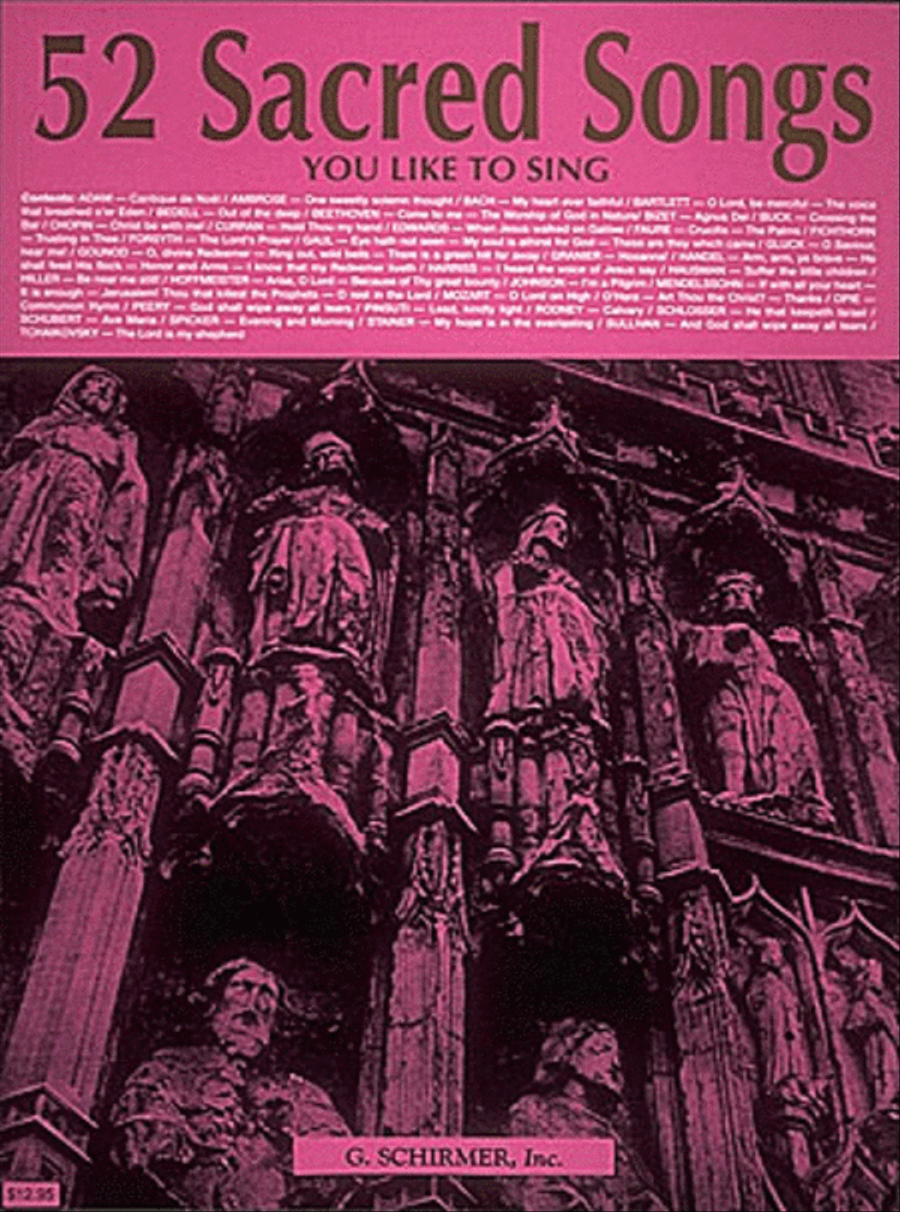 52 Sacred Songs You Like to Sing Voice scores gallery preview page 1