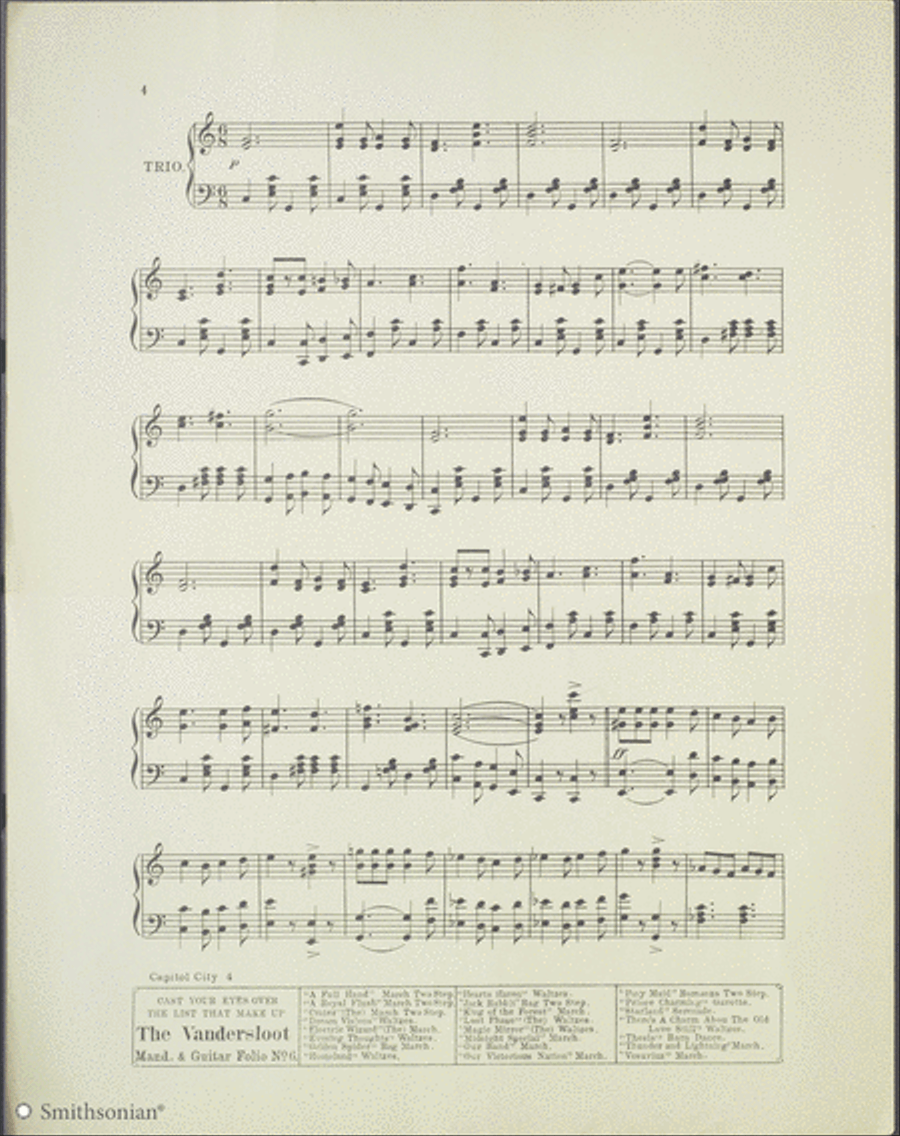 Capitol City March Two Step Piano Solo scores gallery preview page 4