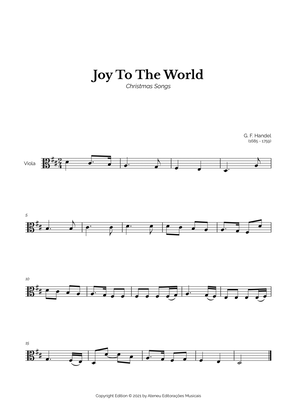 Joy To The World for Easy Viola Solo