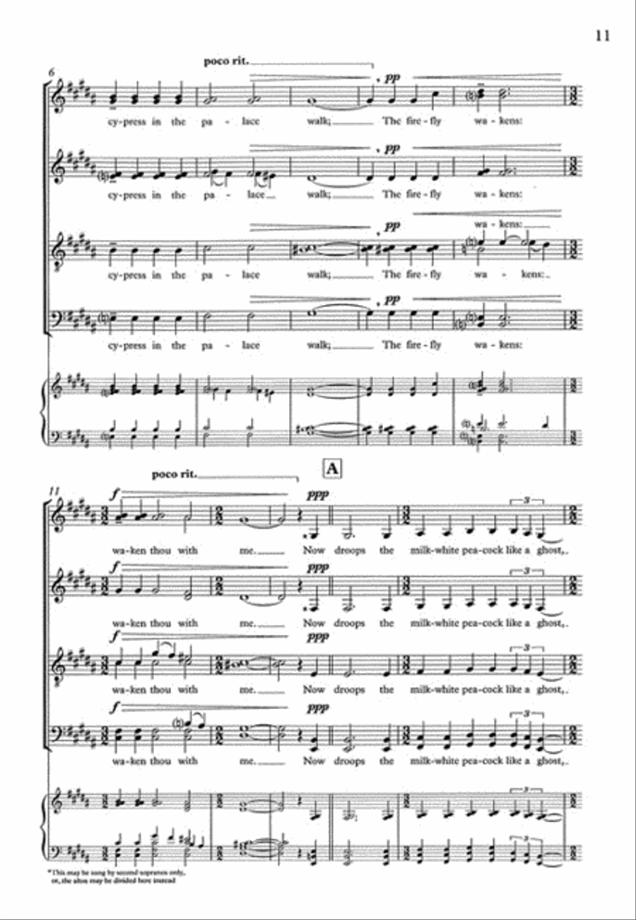 A Tender Light 4-Part scores gallery preview page 3