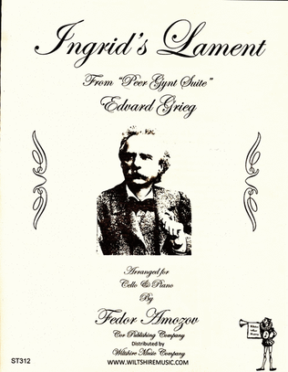 Book cover for Ingrid's Lament from "Peer Gynt Suite" (Fedor Amosov)