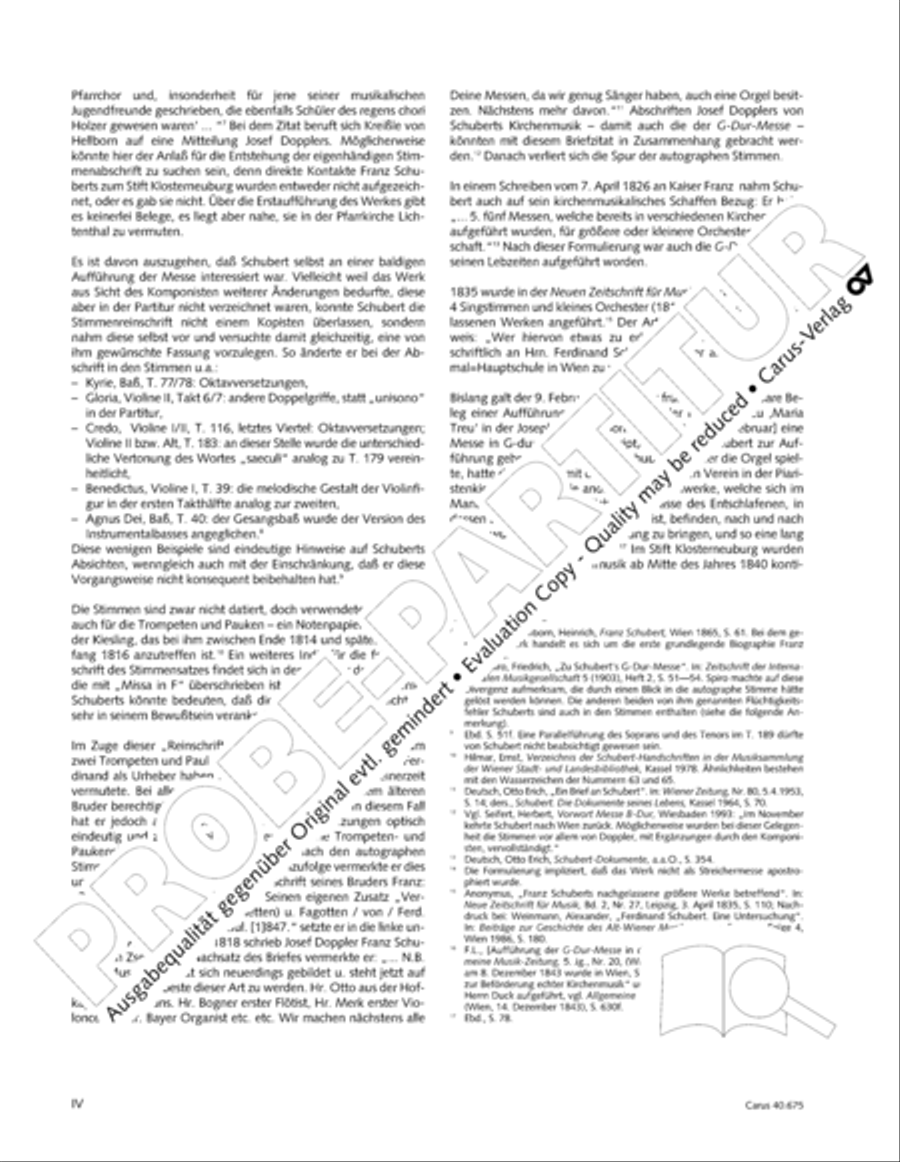 Mass in G Major STB scores gallery preview page 5