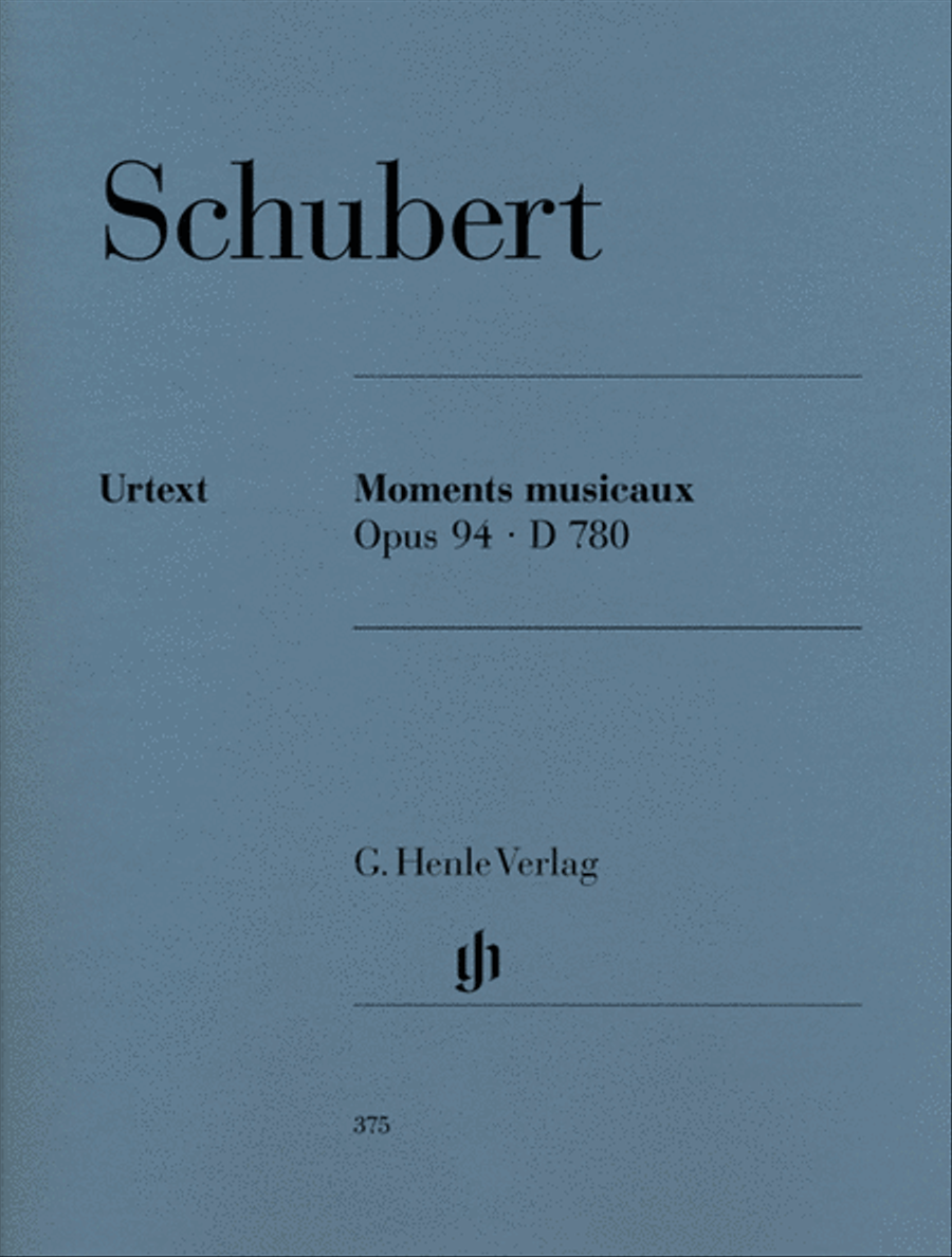 Moments Musicaux Op. 94 D 780 Piano Solo scores gallery preview page 1