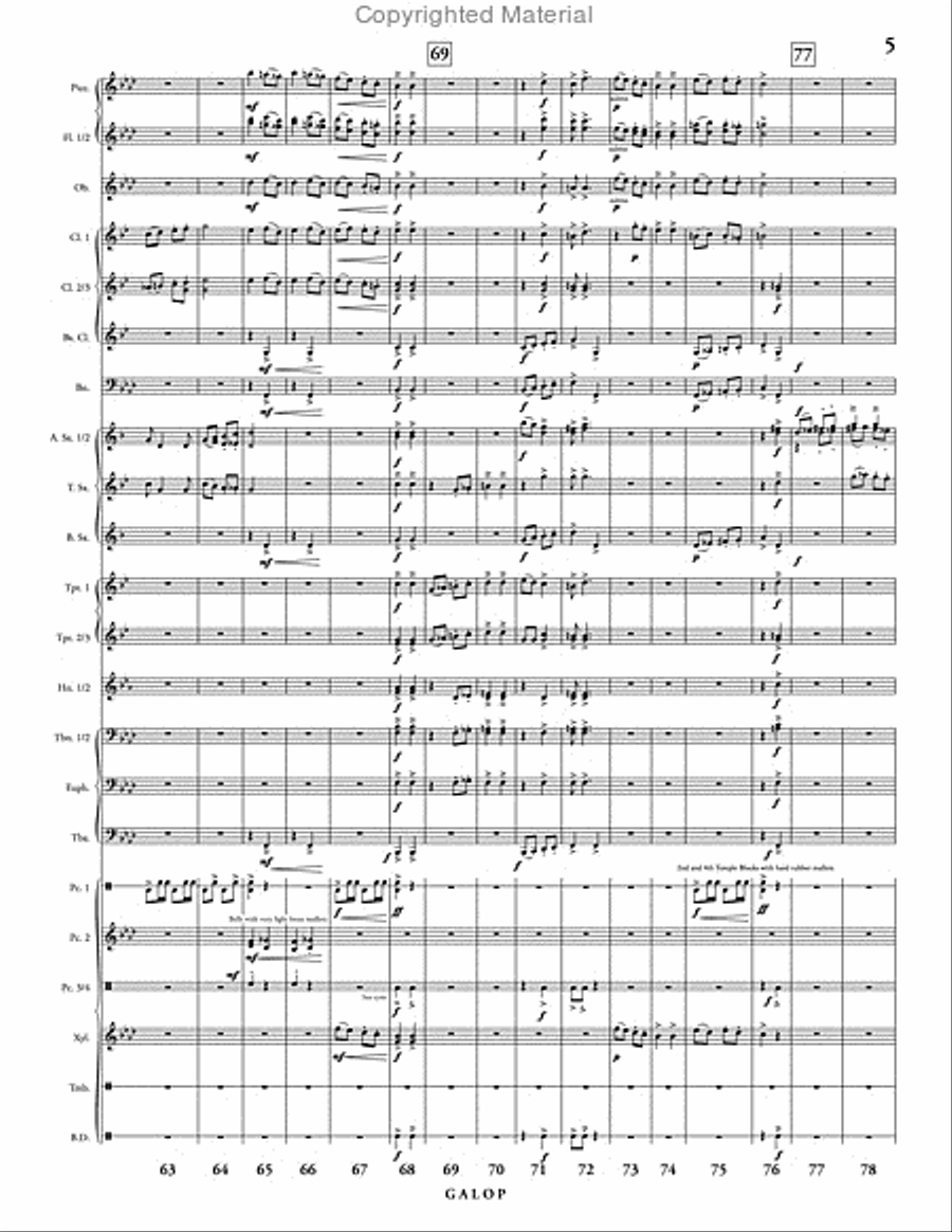 Galop Concert Band scores gallery preview page 6