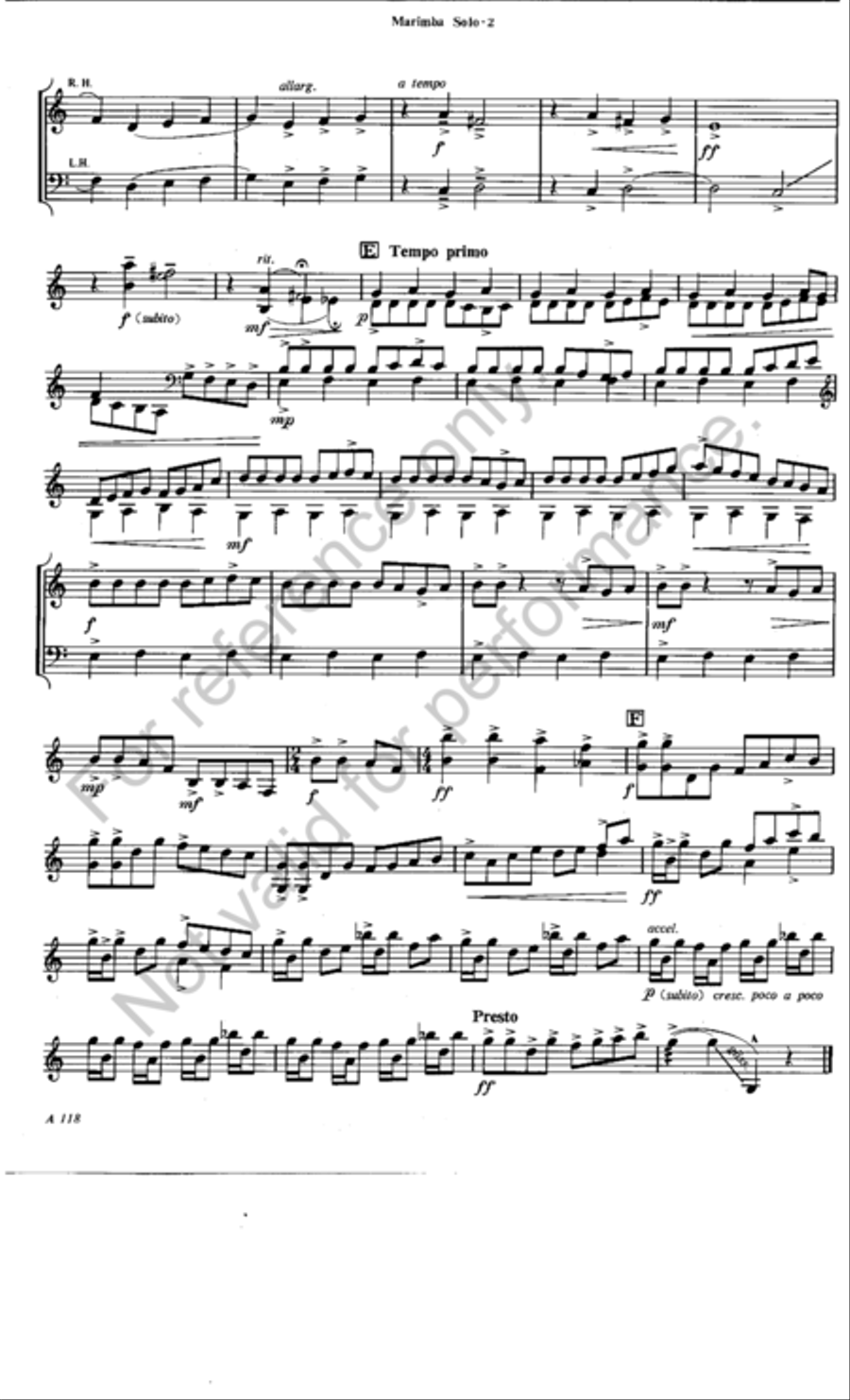 Caccia Caper A Cappella scores gallery preview page 3