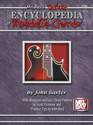 Book cover for Deluxe Encyclopedia of Mandolin Chords